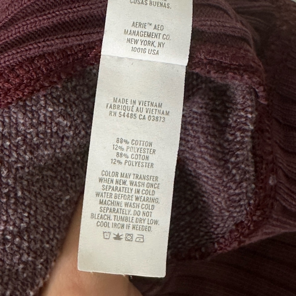 Aerie Pullover Sweater Sweatshirt Oversized Medium - Picture 3 of 4